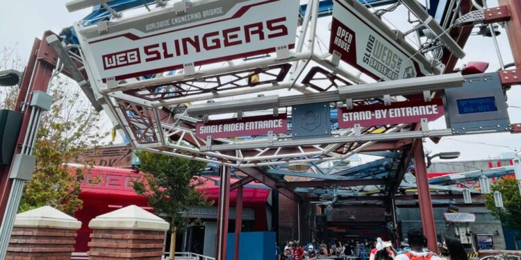 'WEB SLINGERS: A Spider-Man Adventure' Now Offering Single-Ride Line ...